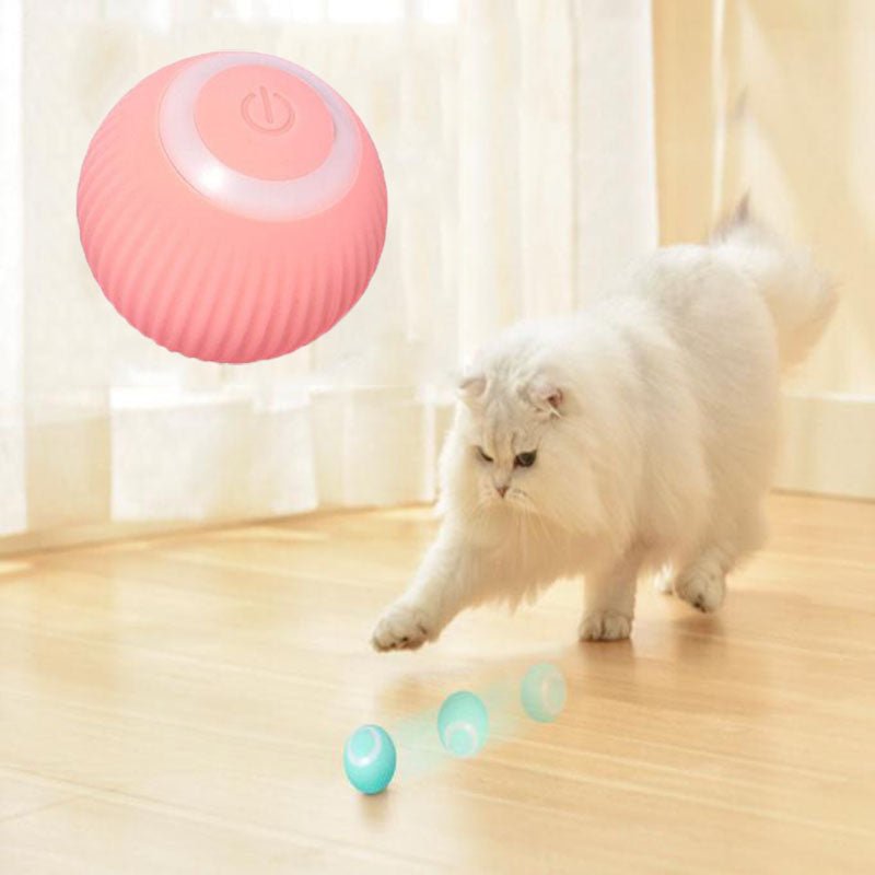 Automatic Rolling Cat Ball Toy - Interactive Electric Pet Toy - Infigenics