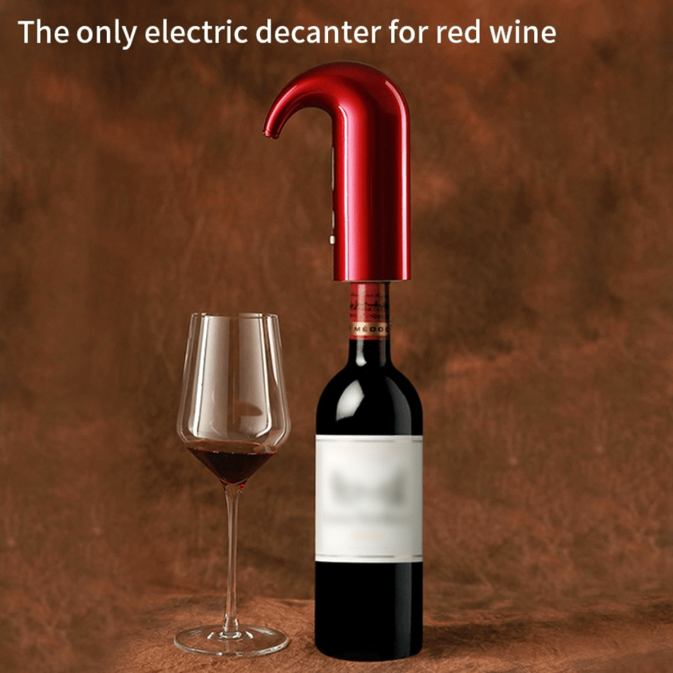 Electric vacuum wine preserver and dispenser with rechargeable, cork-free pouring and vacuum-seal freshness preservation features