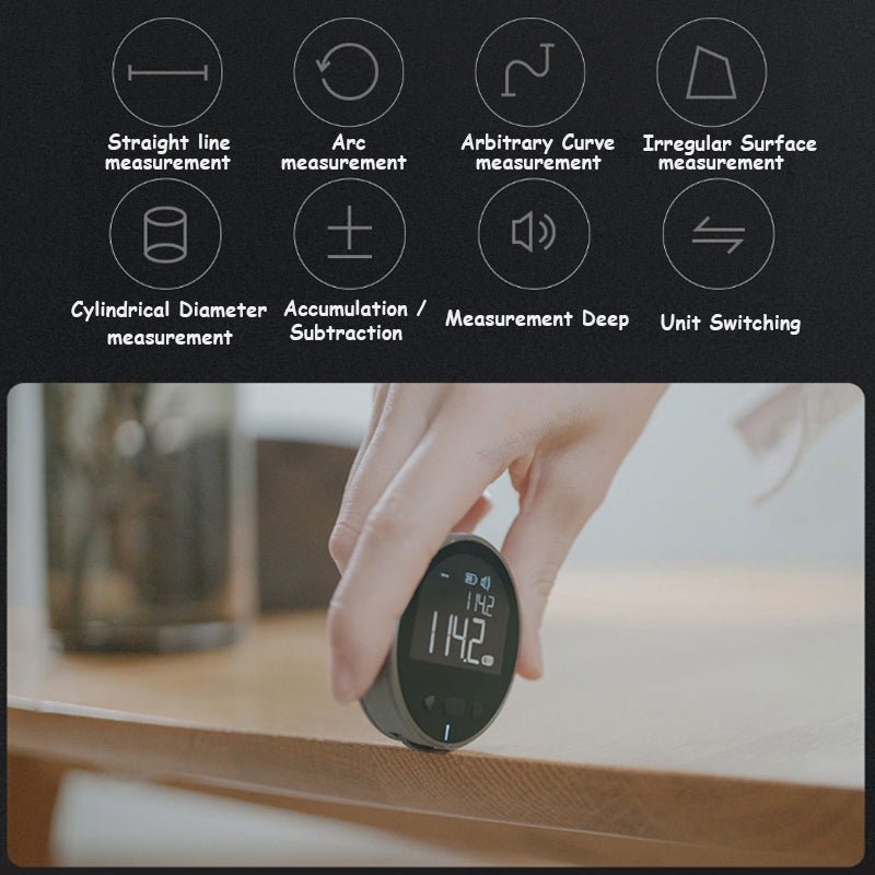 Digital Tape Measure - LCD Display Measuring Tool - Infigenics