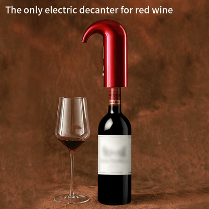 Electric vacuum wine preserver and dispenser with rechargeable, cork-free pouring and vacuum-seal freshness preservation features