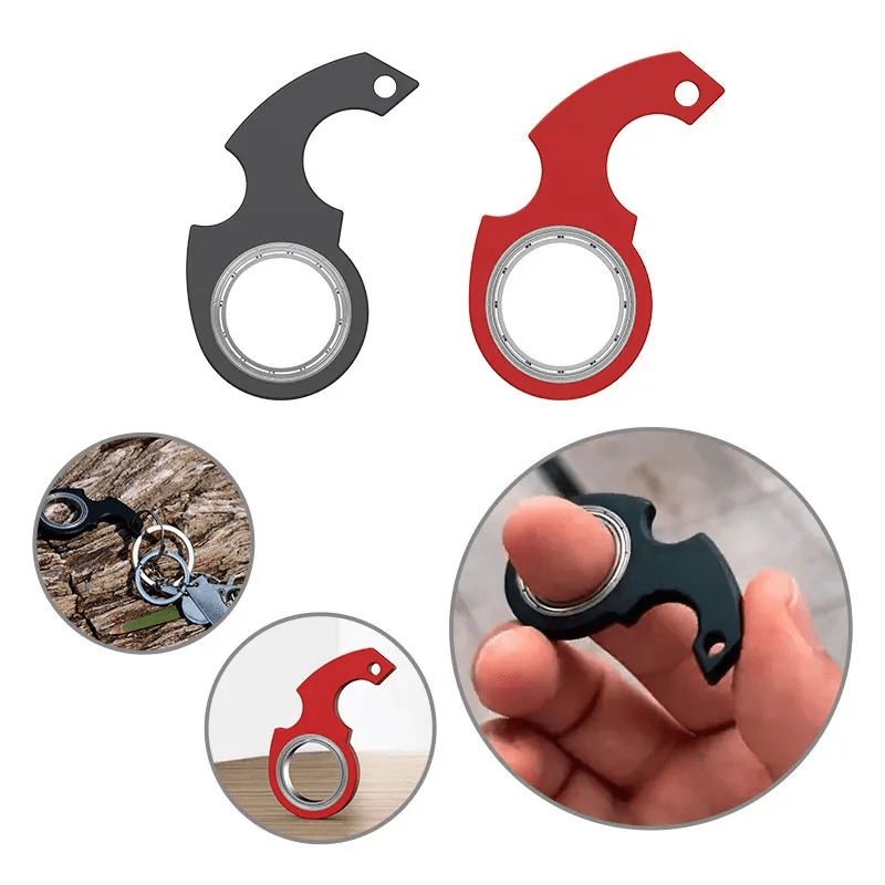 Fidget Spinner Keychain - Stress Relief Keyring Toy - Infigenics