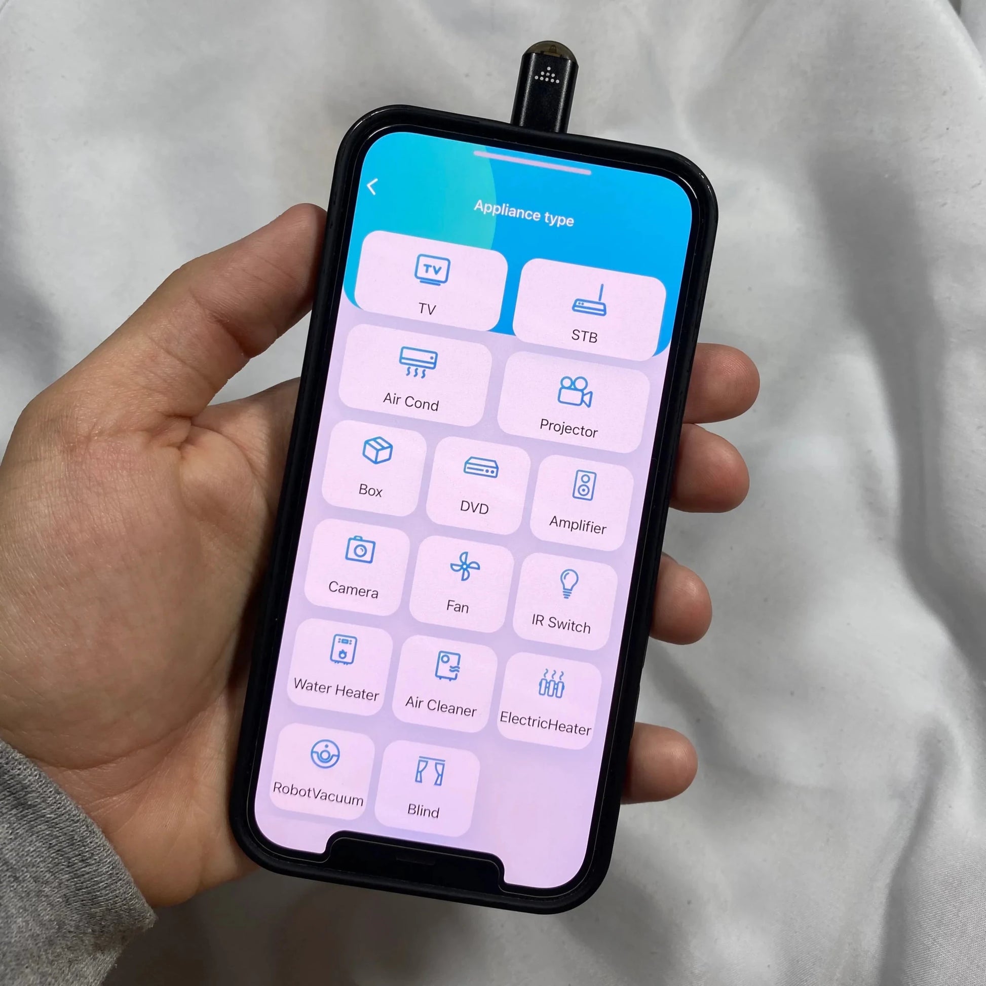 Infrared Smart Remote Adapter for Phone - Universal IR Control - Infigenics