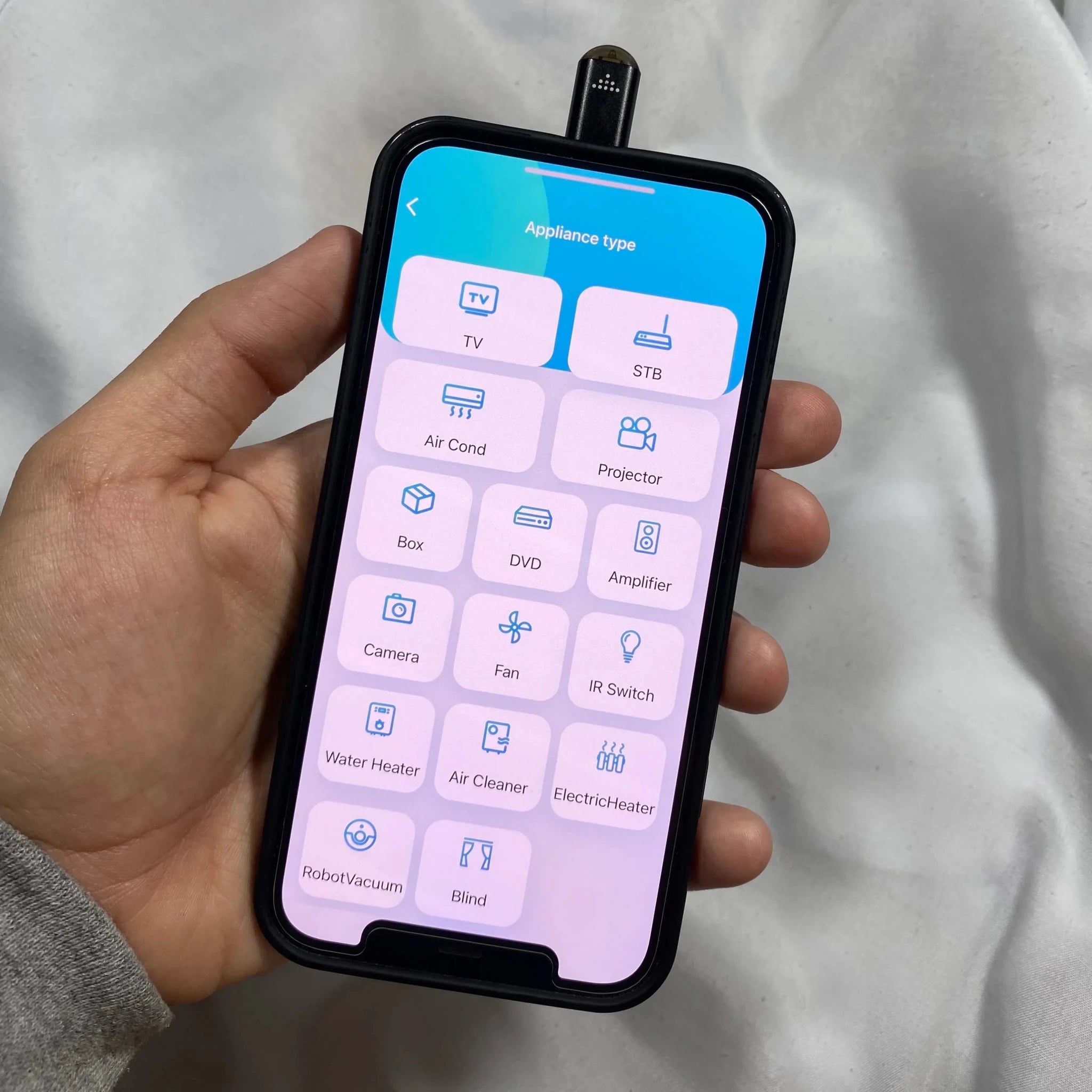 Infrared Smart Remote Adapter for Phone - Universal IR Control - Infigenics