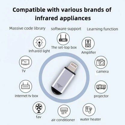 Infrared Smart Remote Adapter for Phone - Universal IR Control - Infigenics