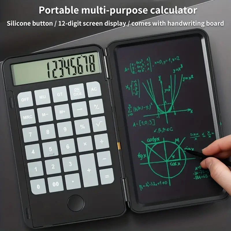 LCD Writing Calculator - Calculator with Digital Notepad - Infigenics