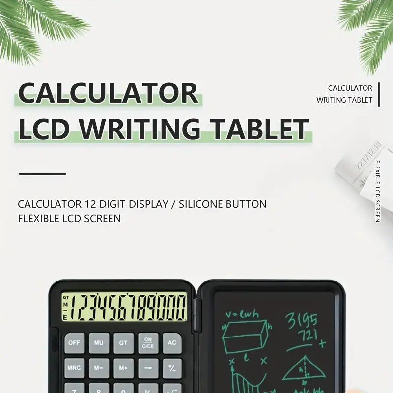 LCD Writing Calculator - Calculator with Digital Notepad - Infigenics