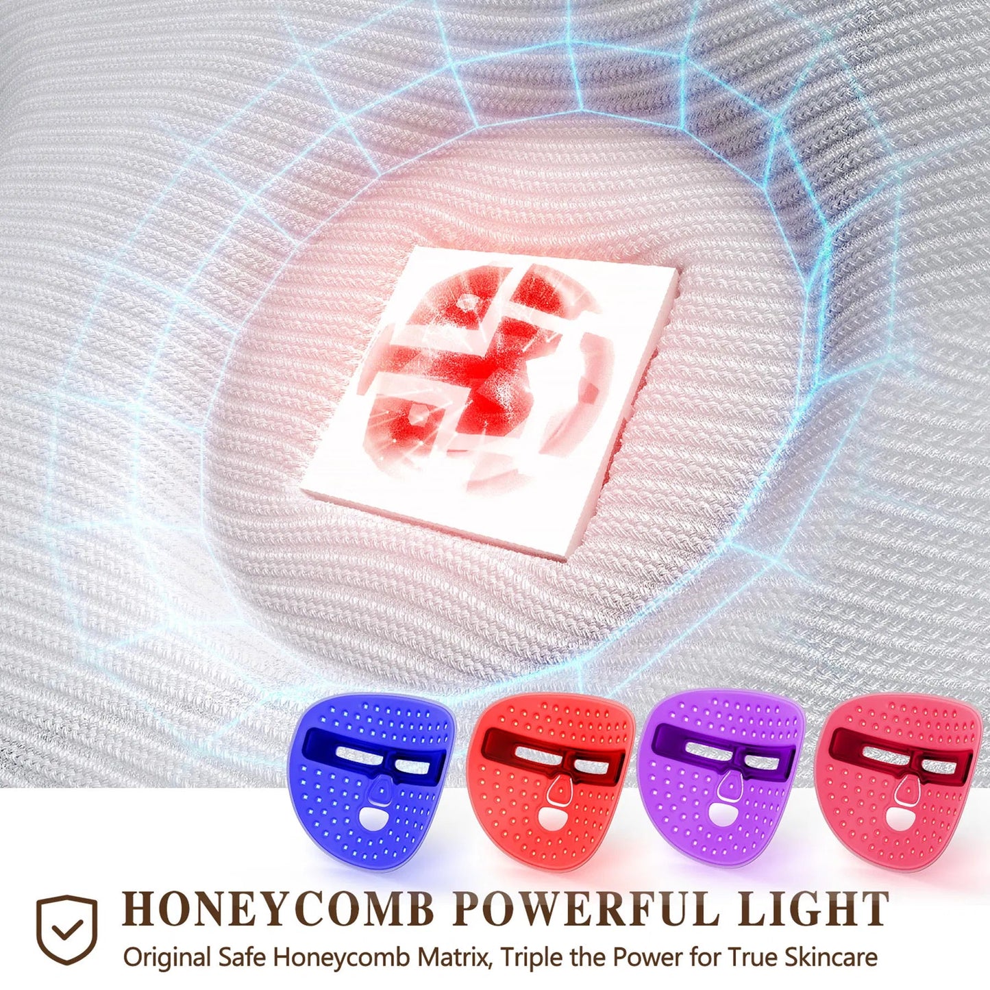 LED Red Light Therapy Face Mask - At-Home Skincare Device - Infigenics