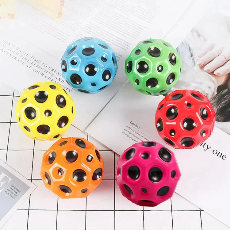 Light-Up Galaxy Bouncing Ball - LED Glow Ball - Infigenics