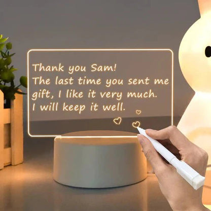 Movie Night Setup Kit with Mini Portable HD Projector and LED Light-Up Note Board for movie and game nights