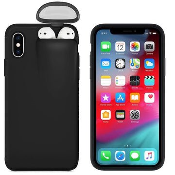 Phone Case with AirPods Holder - 2-in-1 Protective Case - Infigenics