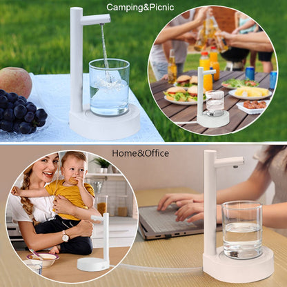 Rechargeable Desktop Water Dispenser - Automatic Water Pump - Infigenics