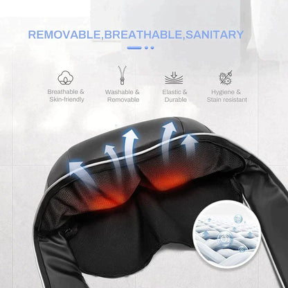 Shiatsu Neck and Shoulder Massager with Heat - Infigenics