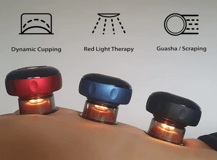 SmartCup - Red Light & Heat Cupping Therapy Massager - Infigenics