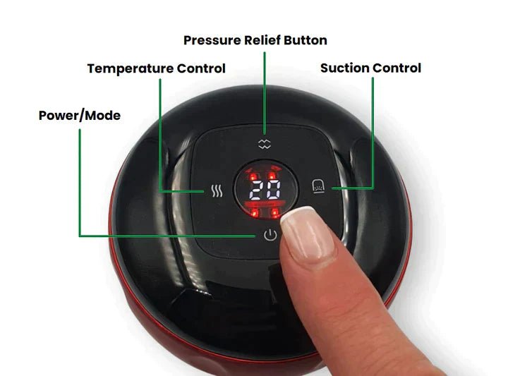 SmartCup - Red Light & Heat Cupping Therapy Massager - Infigenics
