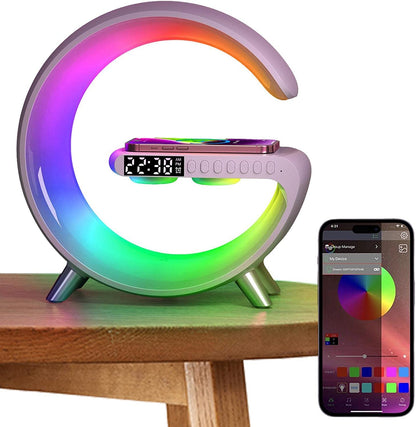 Wireless Charging Desk Lamp - LED Bedside Lamp with Qi Charger - Infigenics